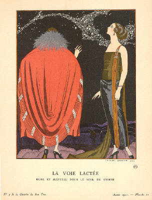 Artist: George Barbier, Title: La Voie Lactee