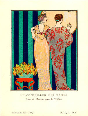 Artist: George Barbier, Title: Le Conseiller Des Dames