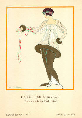 Artist: Georges Lepape, Title: Le Collier Nouveau