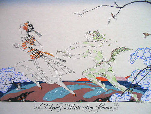 Artist: George Barbier, Title: L'Apres-Midi d'un Faune 